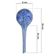 botle Komplet 6x steklenih razpršilnikov za namakanje za sobne rastline modre barve 310 ml