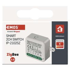 Emos GoSmart stikalni modul IP-2102SZ, ZigBee, 2-kanalni