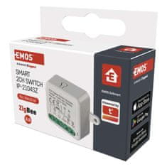 Emos GoSmart stikalni modul IP-2104SZ, ZigBee, 2-kanalni (ne potrebuje žice N)