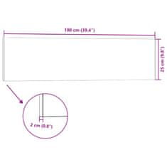 Vidaxl 3D stenski paneli 14 kosov beli in rdeči 100x50 cm EPS