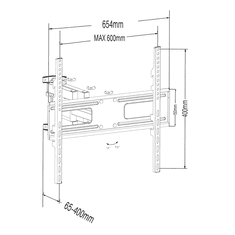 Maclean Nosilec za LCD TV MC-832A 37''- 80''