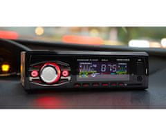 Dexxer 1DIN 12V LCD FM avtoradio 4x50W USB Bluetooth SD + daljinec RENEW FORCE