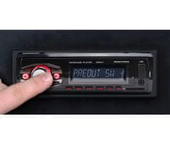 Dexxer 1DIN 12V LCD FM avtoradio 4x50W USB Bluetooth SD + daljinec RENEW FORCE