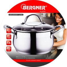 Bergner Pekač iz nerjavečega jekla s pokrovom 20 cm Gourmet BG-6507