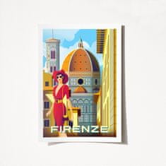 Wallity Plakat A4, Firenze - 1983