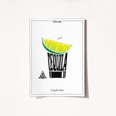 Wallity Plakat A3, Tequila Shot - 2050