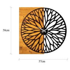 Wallity Dekorativna lesena stenska ura