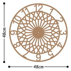 Wallity Dekorativna kovinska stenska ura