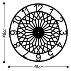 Wallity Dekorativna kovinska stenska ura