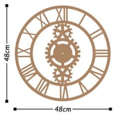 Wallity Dekorativna kovinska stenska ura