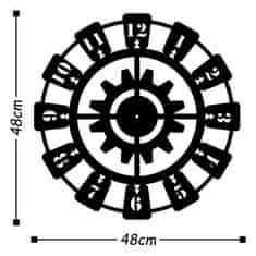Wallity Dekorativna kovinska stenska ura