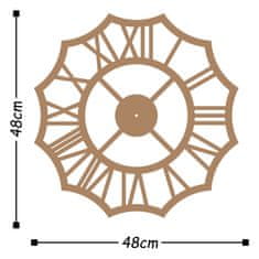 Wallity Dekorativna kovinska stenska ura