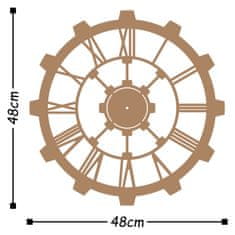 Wallity Dekorativna kovinska stenska ura