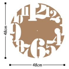 Wallity Dekorativna kovinska stenska ura