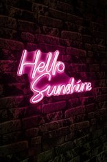 Wallity Dekorativna plastična razsvetljava Led, Hello Sunshine - roza