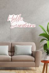 Wallity Dekorativna plastična razsvetljava Led, Hello Sunshine - roza