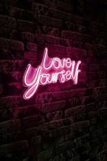Wallity Dekorativna plastična razsvetljava Led, Love Yourself - Pink