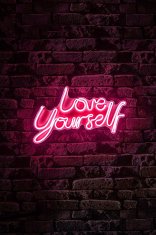 Wallity Dekorativna plastična razsvetljava Led, Love Yourself - Pink
