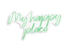 Wallity Dekorativna plastična razsvetljava Led, My Happy Place - Zelena