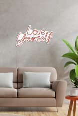 Wallity Dekorativna plastična razsvetljava Led, Love Yourself - rdeča