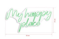 Wallity Dekorativna plastična razsvetljava Led, My Happy Place - Zelena