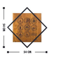 Wallity Dekorativni leseni stenski pripomoček