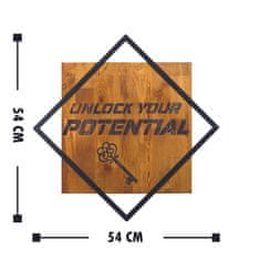 Wallity Dekorativni leseni stenski pripomoček
