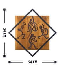 Wallity Dekorativni leseni stenski pripomoček