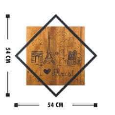Wallity Dekorativni leseni stenski pripomoček