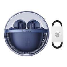BASEUS E5x brezžične slušalke, True Wireless Stereo, modre