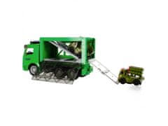Mega Creative Zeleni tovornjak prikolica z dodatki MEGA CREATIVE 