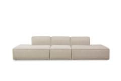 Atelier Del Sofa Kotna zofa, več M(M4-M1-M3) - kremasta