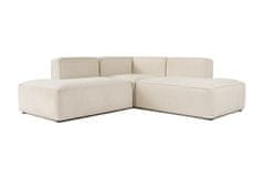 Atelier Del Sofa Kotna zofa, več M(M4-M2-M3) - kremasta