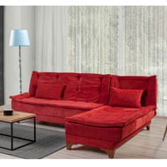 Atelier Del Sofa Kotna raztegljiva sedežna garnitura, Kelebek Corner Right - Claret Red