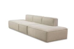 Atelier Del Sofa Kotna zofa, več M(M4-M1-M3) - kremasta