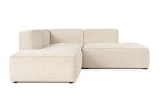 Atelier Del Sofa Kotna zofa, več M(M4-M2-M3) - kremasta