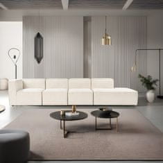 Atelier Del Sofa Kotna sedežna garnitura, več M (M4-M1-M1-M7) - Kremasta