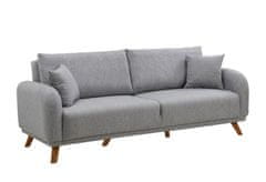 Atelier Del Sofa Garnitura raztegljivega kavča in postelje, Hera Set - siva