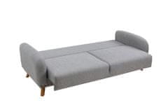 Atelier Del Sofa Garnitura raztegljivega kavča in postelje, Hera Set - siva