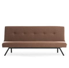 Atelier Del Sofa Raztegljiv kavč s 3 sedeži, Zola - rjava