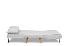 Atelier Del Sofa 2-sedežna raztegljiva sedežna garnitura, Folde 2-Seater - Teddy Fabric - Grey