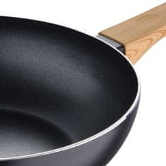 Bergner Ponev Wok z neprijemljivo površino 28 cm Earth Black BG-34627-BK