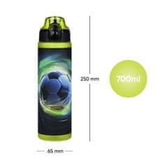 BAAGL Tritan steklenica za pitje Football, 700 ml