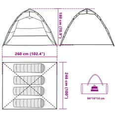 Vidaxl Šotor za ribolov za 4 osebe kamuflažen za hitro postavitev