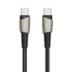 Toocki Kabel USB-C na USB-C Toocki TXCTT14- LG01-W2, 2m, 140W (biserni nikelj)