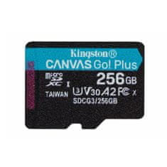 Kingston Pomnilniška kartica Kingston Canvas Go Plus microSD 256 GB