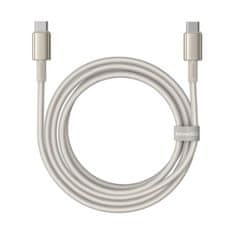 BASEUS Kabel USB-C na USB-C Baseus Tungsten Gold, 100 W, 2 m (zlat)