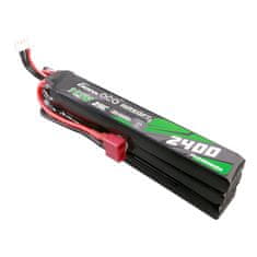 Gens Ace Baterija Gens ace 25C 2400mAh 3S2P 11.1V NUNCHUCK 3X Airsoft Gun Lipo z Deans(T) vtičem