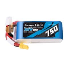 Gens Ace Baterija Gens Ace 750mAH 11.1V 60C 3S1P Lipo s priključkom XT30