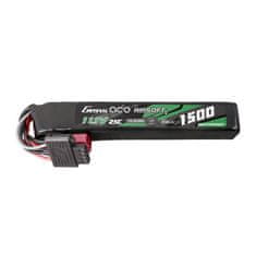 Gens Ace Gens ace G-Tech 25C 1500mAh 3S1P 11.1V Airsoft Gun Lipo baterija s T vtičem